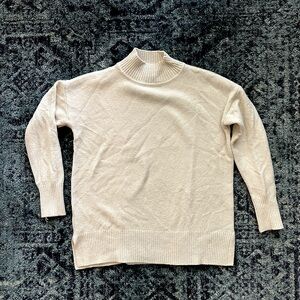 Loft White Turtle Neck